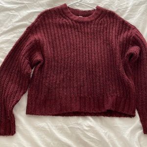 Red Knitted AE Sweater